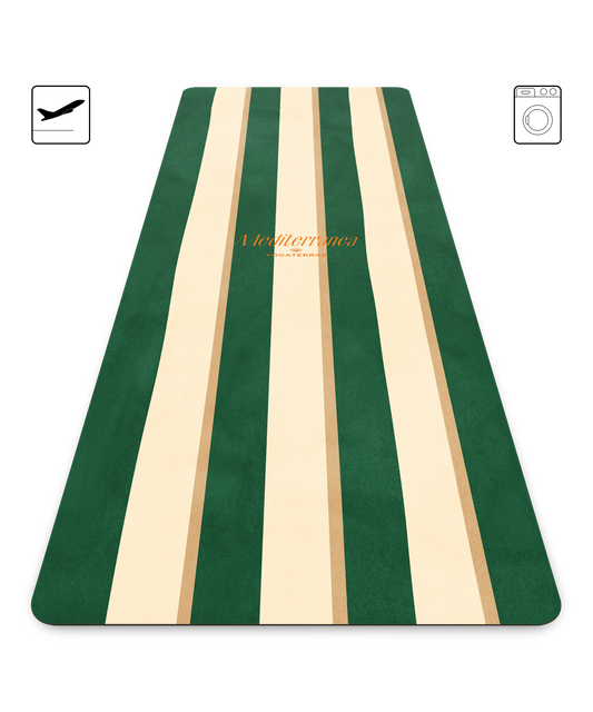 TAPIS DE YOGA VOYAGE 1 MM ANTIDÉRAPANT MICROFIBRE PORTOFINO – MEDITERRANEA