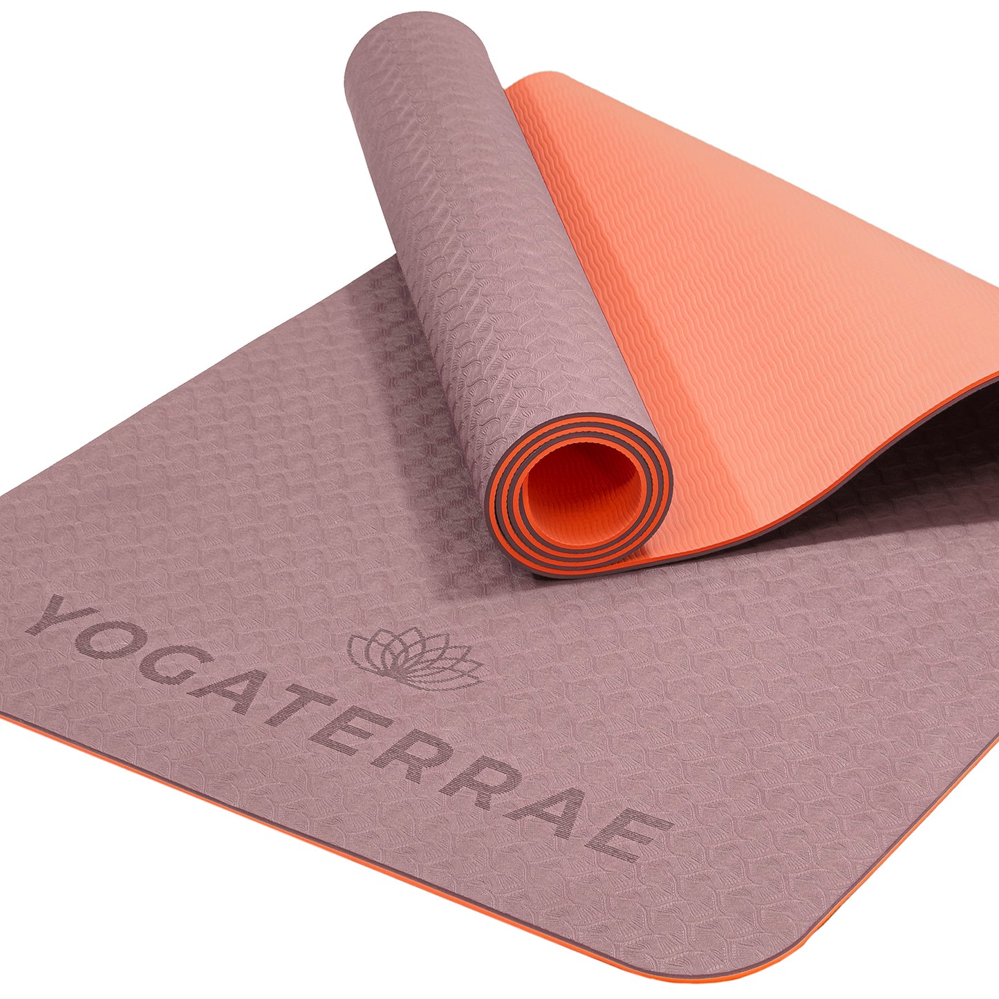 TAPIS DE YOGA STUDIO BEIGE CORAIL AVEC SAC