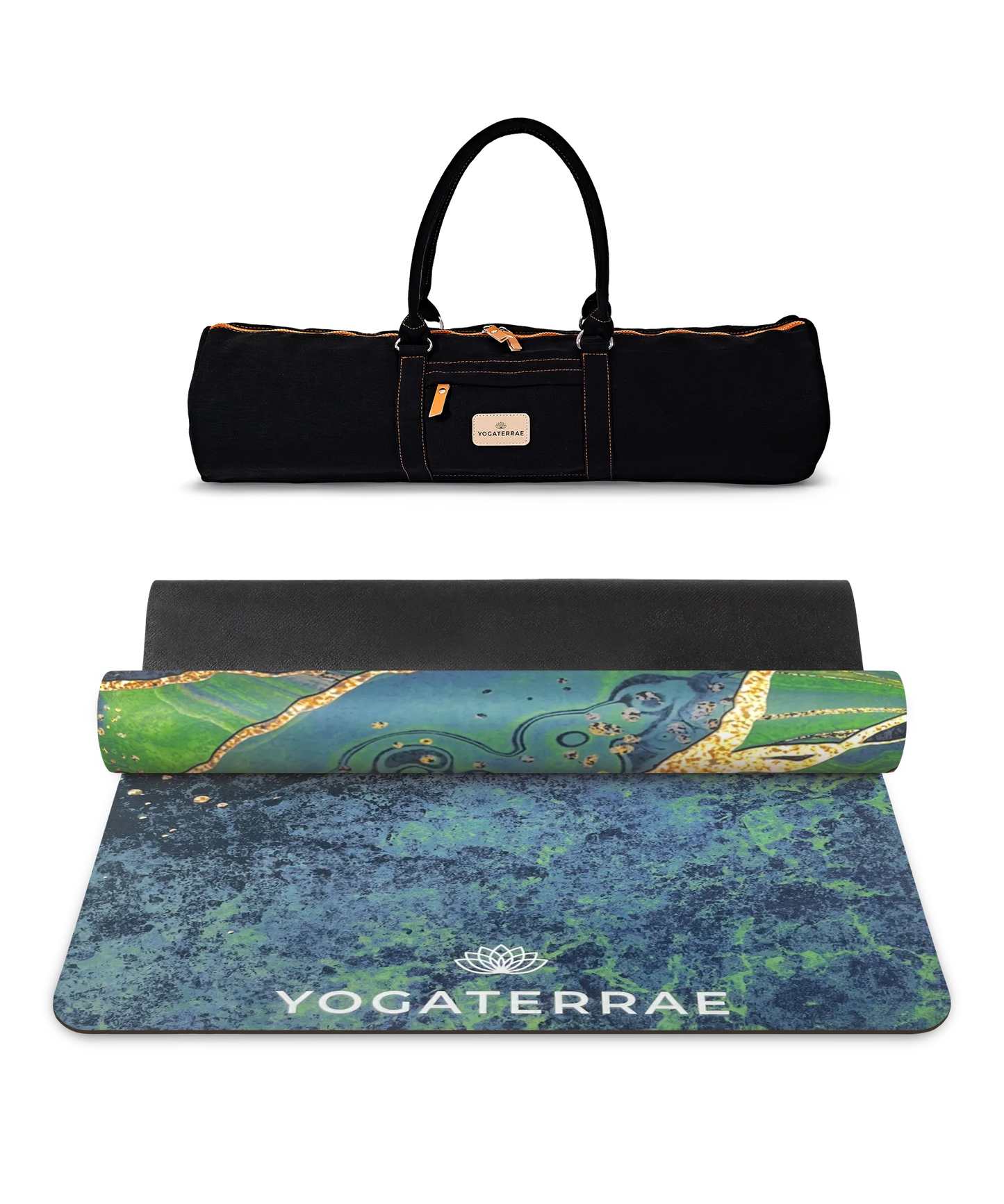 TAPIS DE YOGA MICROFIBRE SUÉDÉE ET CAOUTCHOUC NATUREL KANANA VOYAGE AVEC SAC