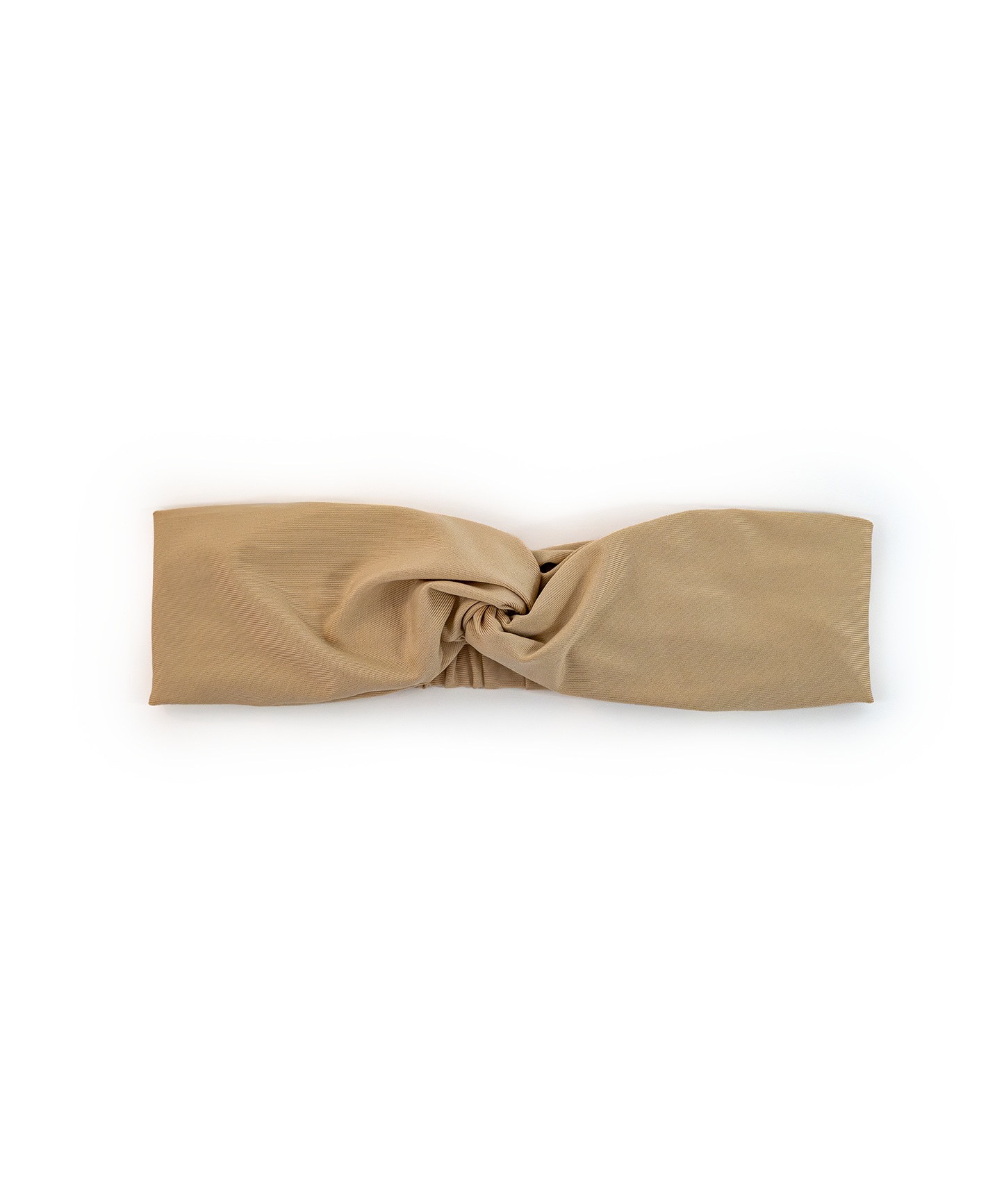 BANDEAU TWIST NOEUD POUR CHEVEUX CONFORT STYLE DOUX EXTENSIBLE BEIGE