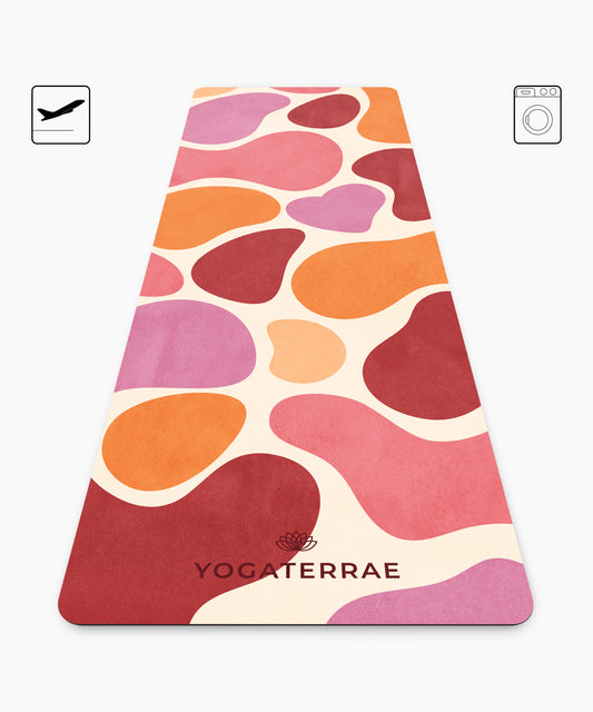 TAPIS DE YOGA VOYAGE 1 MM ANTIDÉRAPANT MICROFIBRE KYOTO – NOMADE