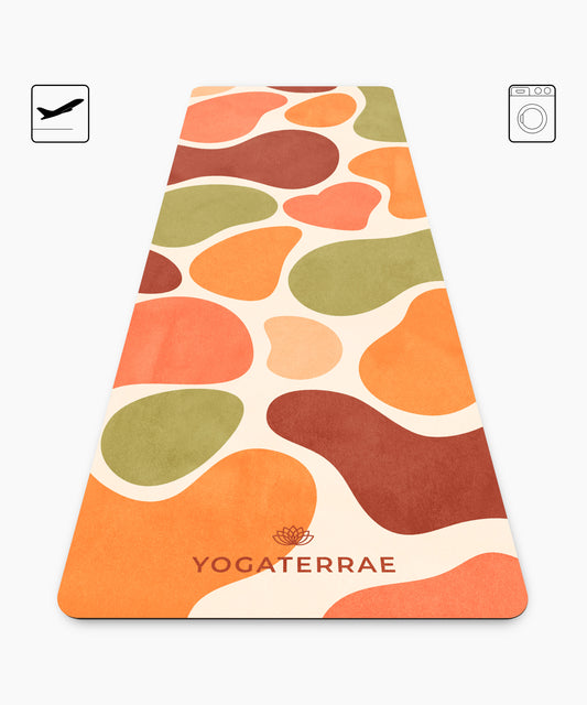 TAPIS DE YOGA VOYAGE 1 MM ANTIDÉRAPANT MICROFIBRE MONTRÉAL– NOMADE