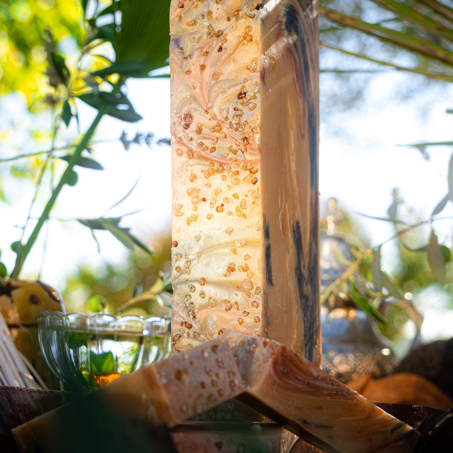 BARRE DE SAVON NATUREL N°47 ORIENTALE AU LAIT D'ÂNESSE (ENCENSE AMBRE)