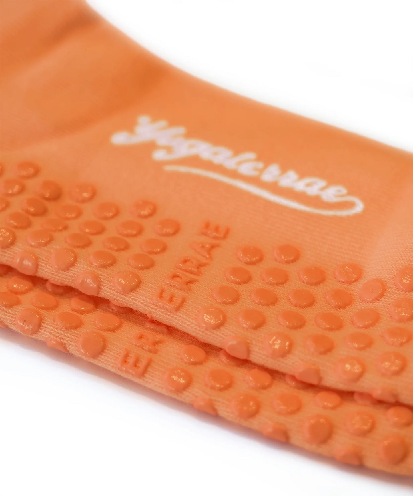 CHAUSSETTES FEMME ANTIDÉRAPANTES RAYURES CONTRASTÉES, BEIGE