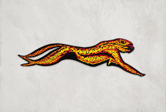 OEUVRE MOSAÏQUE STUDIO MOTION OPTIC CHEETAH