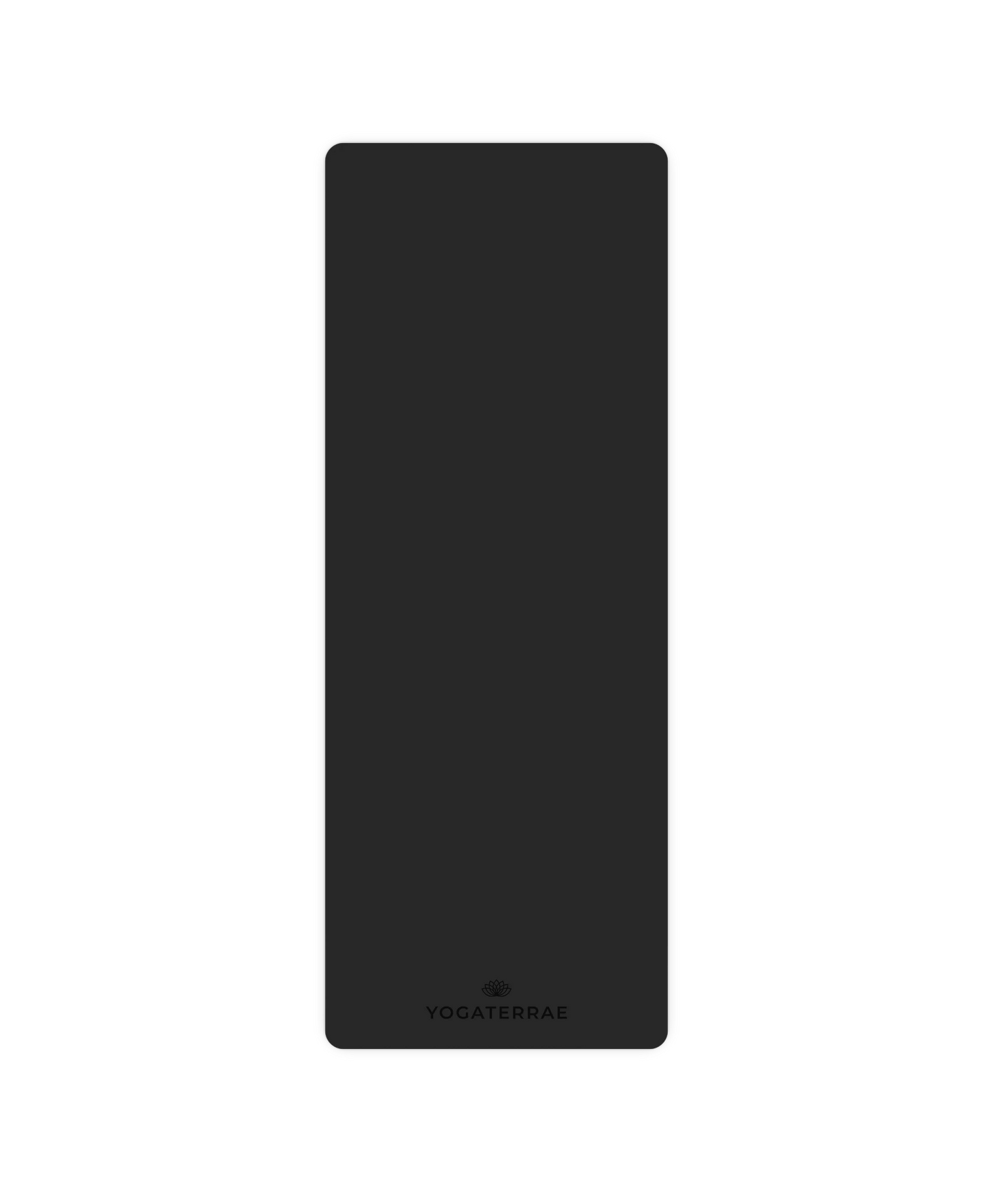 BLACK NON-SLIP YOGA MAT MADE OF EXPERT NATURAL PU-RUBBER