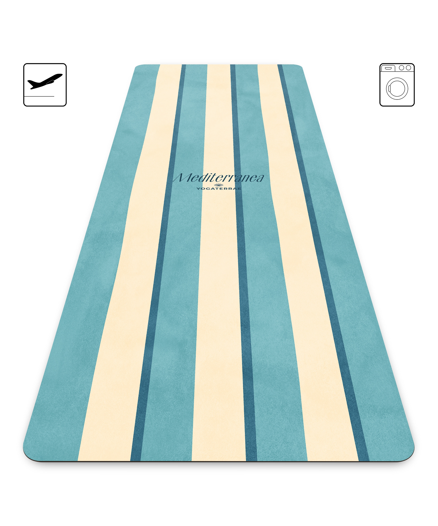 ESTERILLA DE YOGA DE VIAJE 1 MM MICROFIBRA ANTIDESLIZANTE CAPRI – MEDITERRÁNEA
