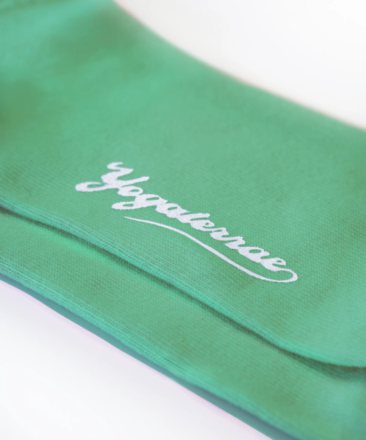 Calcetines de rayas contrastantes para mujer, verdes