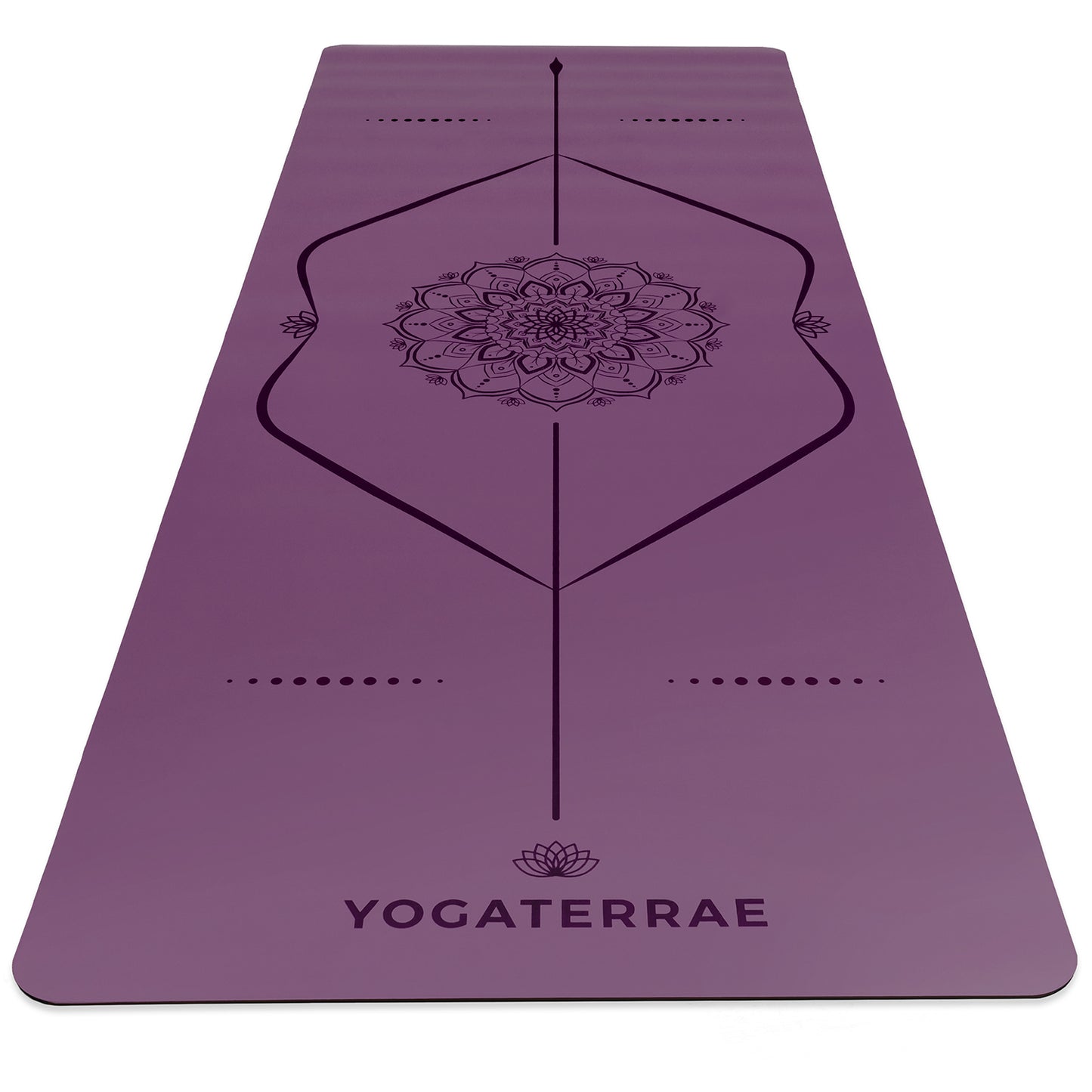 TAPPETINO YOGA VINTAGE MANDALA VIOLA IN GOMMA NATURALE (OFFERTA RINNOVATA)