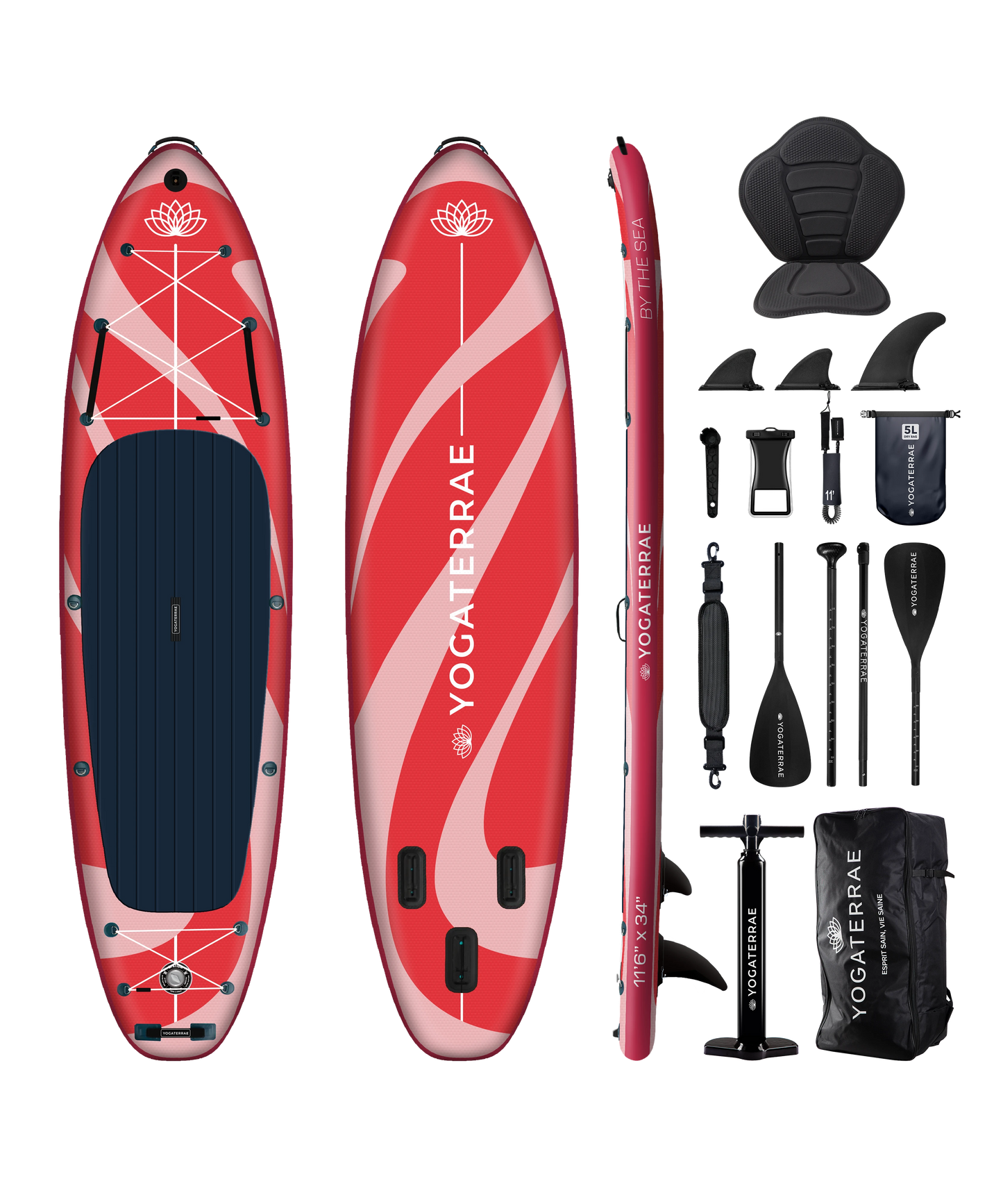 GONFIABILE YOGA STAND UP PADDLE 11'6'' - GLAMOUR