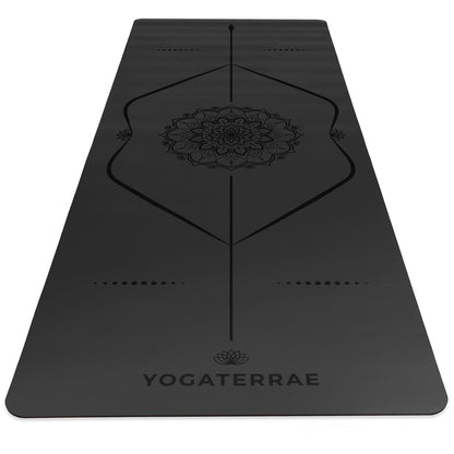 TAPIS DE YOGA MAUNA KEA NOIR AVEC SAC