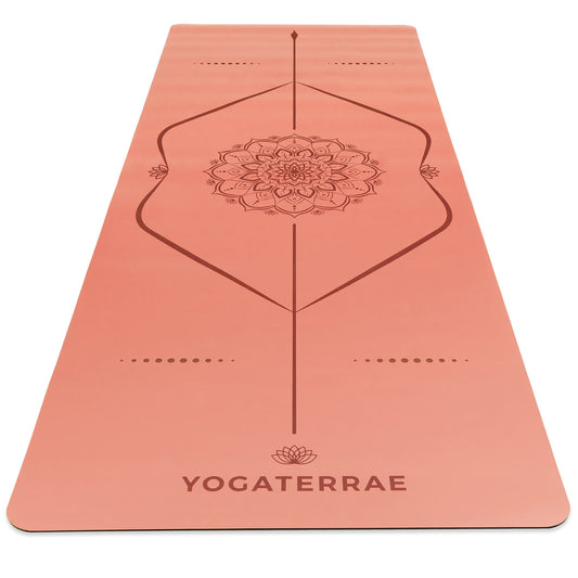 TAPIS DE YOGA MAUNA KEA PÊCHE ABRICOT