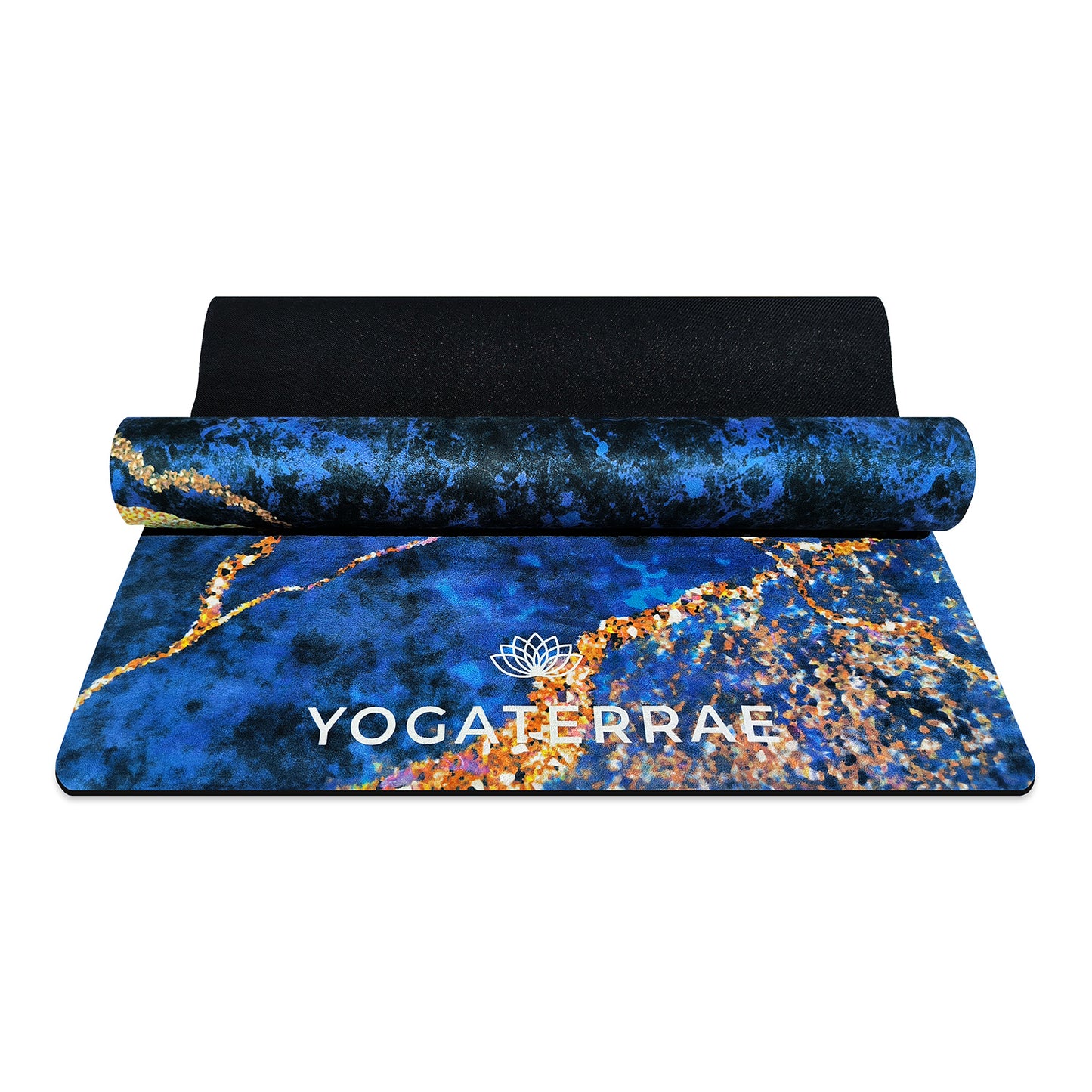 TAPIS DE YOGA SUÉDÉ ET CAOUTCHOUC NATUREL NILA SAMUDRA " VOYAGE "