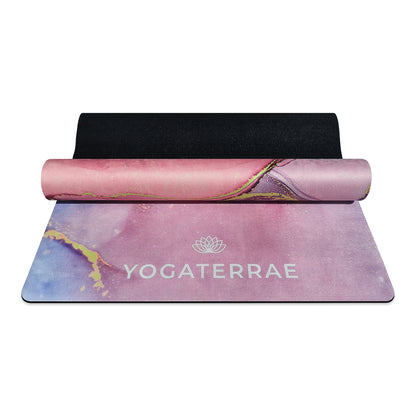 TAPIS DE YOGA SUÉDÉ ET CAOUTCHOUC NATUREL RATNA