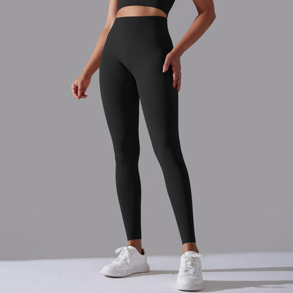 LEGGING FEMME NOIR MAINTIEN ET CONFORT POUR YOGA-FITNESS-PILATES