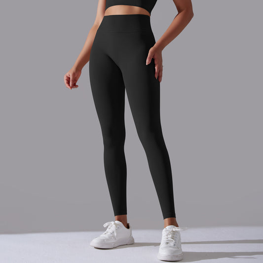 LEGGING FEMME NOIR MAINTIEN ET CONFORT POUR YOGA-FITNESS-PILATES