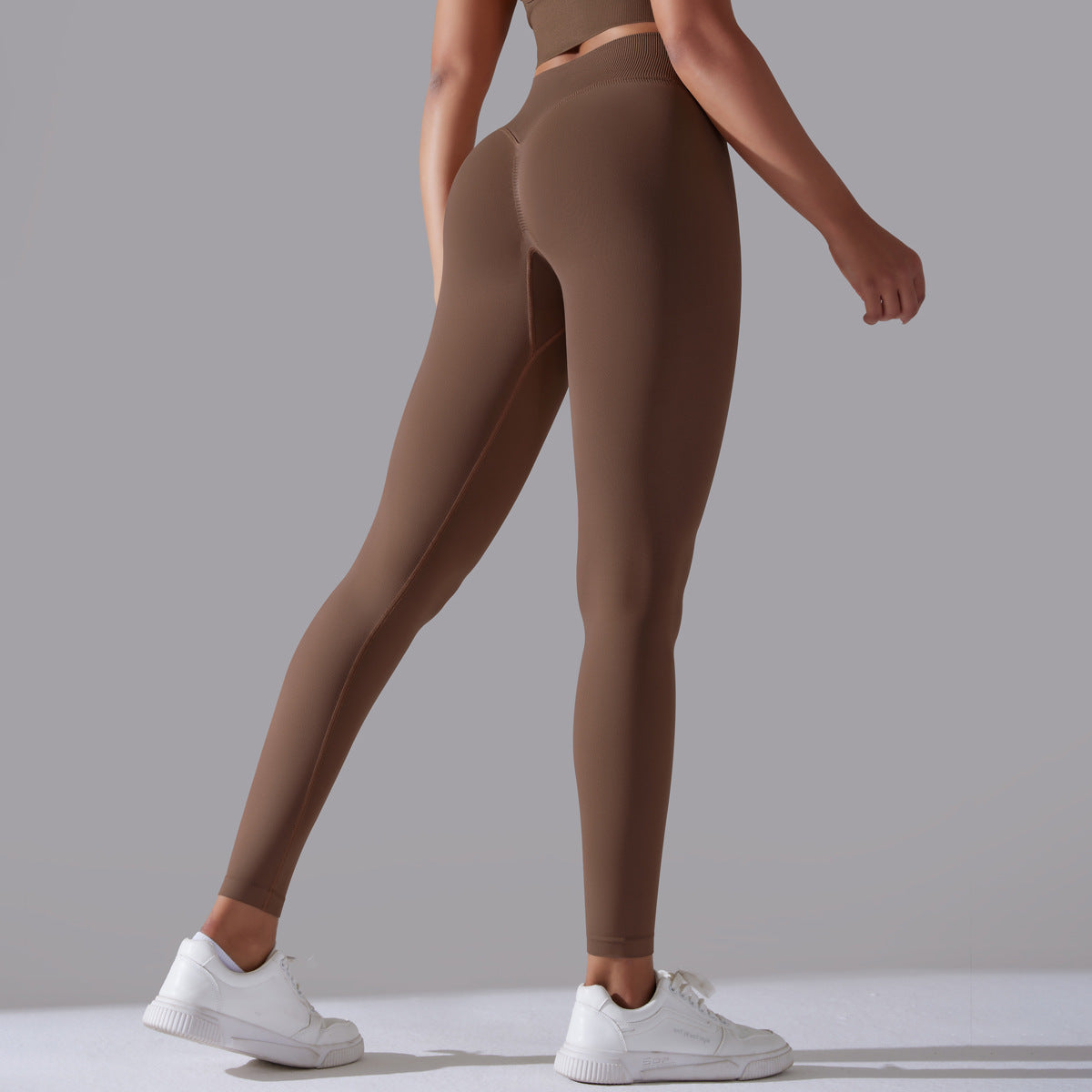 LEGGING FEMME PRUNE MAINTIEN ET CONFORT POUR YOGA-FITNESS-PILATES