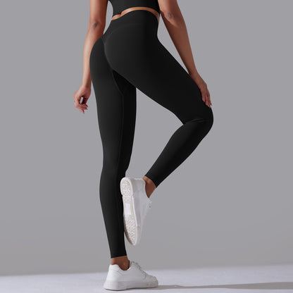 LEGGING FEMME NOIR MAINTIEN ET CONFORT POUR YOGA-FITNESS-PILATES