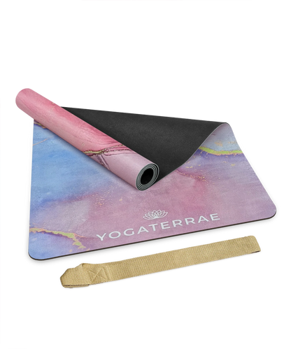 YOGAMATTE AUS MIKROFASER-VELOURS UND NATURKAUTSCHUK RATNA COMFORT