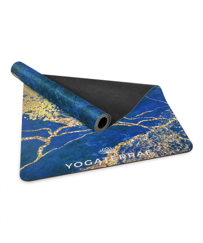 YOGAMATTE MIKROFASER WILDLEDER UND NATURKAUTSCHUK NILA SAMUDRA REISE