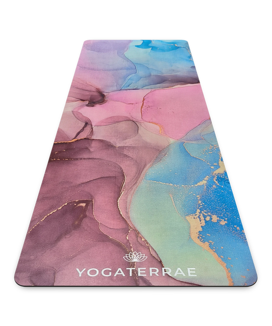 TAPIS DE YOGA MICROFIBRE SUÉDÉE ET CAOUTCHOUC NATUREL SVAPNAJAL CONFORT