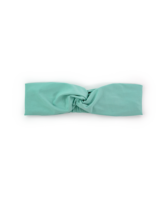 BANDEAU TWIST NOEUD POUR CHEVEUX CONFORT STYLE DOUX EXTENSIBLE VERT MENTHE