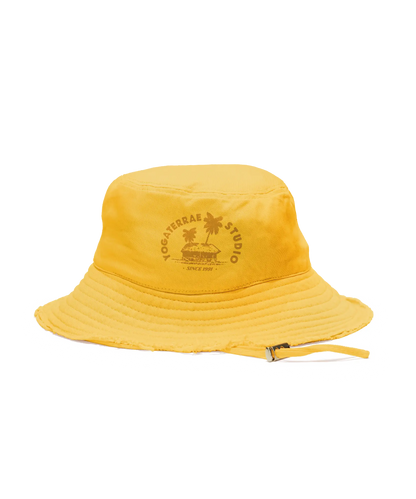 BOB BOHÈME CHIC COTON JAUNE ANDALOU LARGES BORDS EFFILOCHÉS