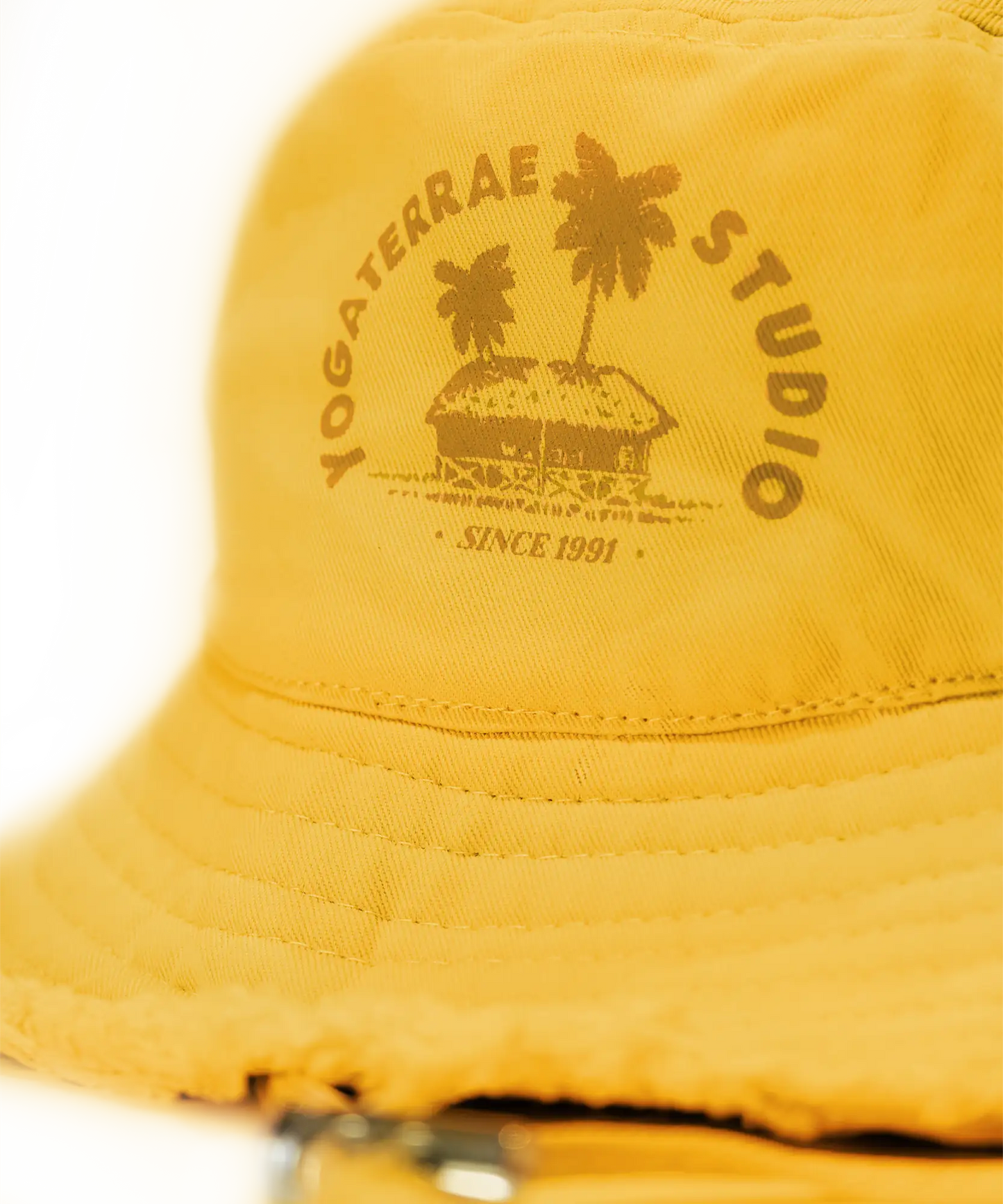 BOB BOHÈME CHIC COTON JAUNE ANDALOU LARGES BORDS EFFILOCHÉS