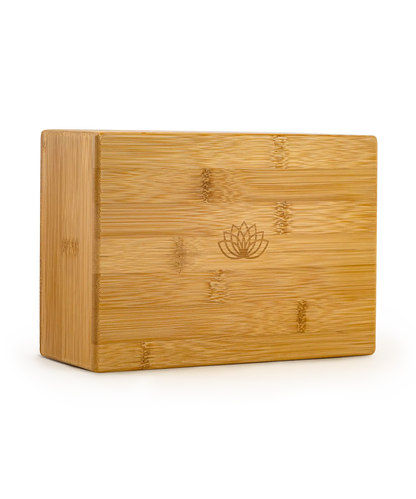 BRIQUE DE YOGA EN BAMBOU NATUREL