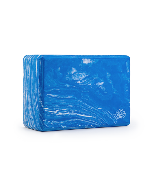 BRIQUE DE YOGA ANTIDÉRAPANTE – EVA BLEU CIEL