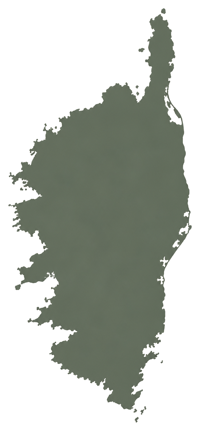 Silhouette de la Corse