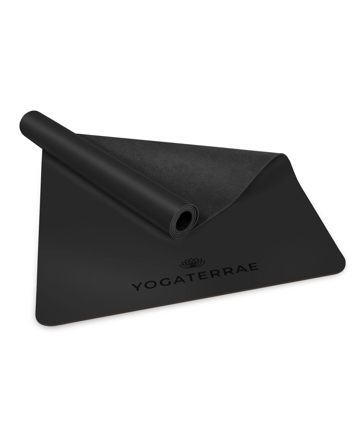 TAPIS DE YOGA ANTIDÉRAPANT NOIR EN PU-CAOUTCHOUC NATUREL EXPERT