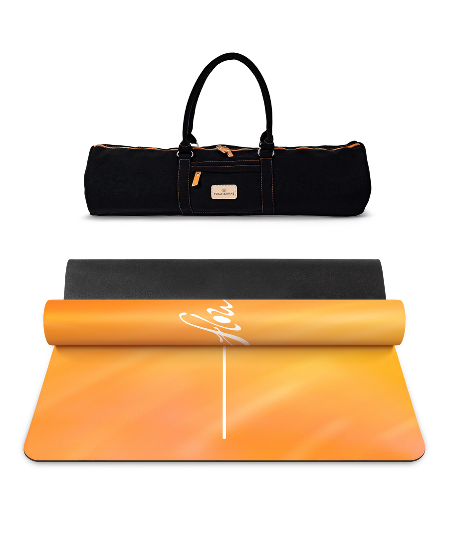 TAPIS DE YOGA ANANDA PU-CAOUTCHOUC NATUREL AVEC SAC