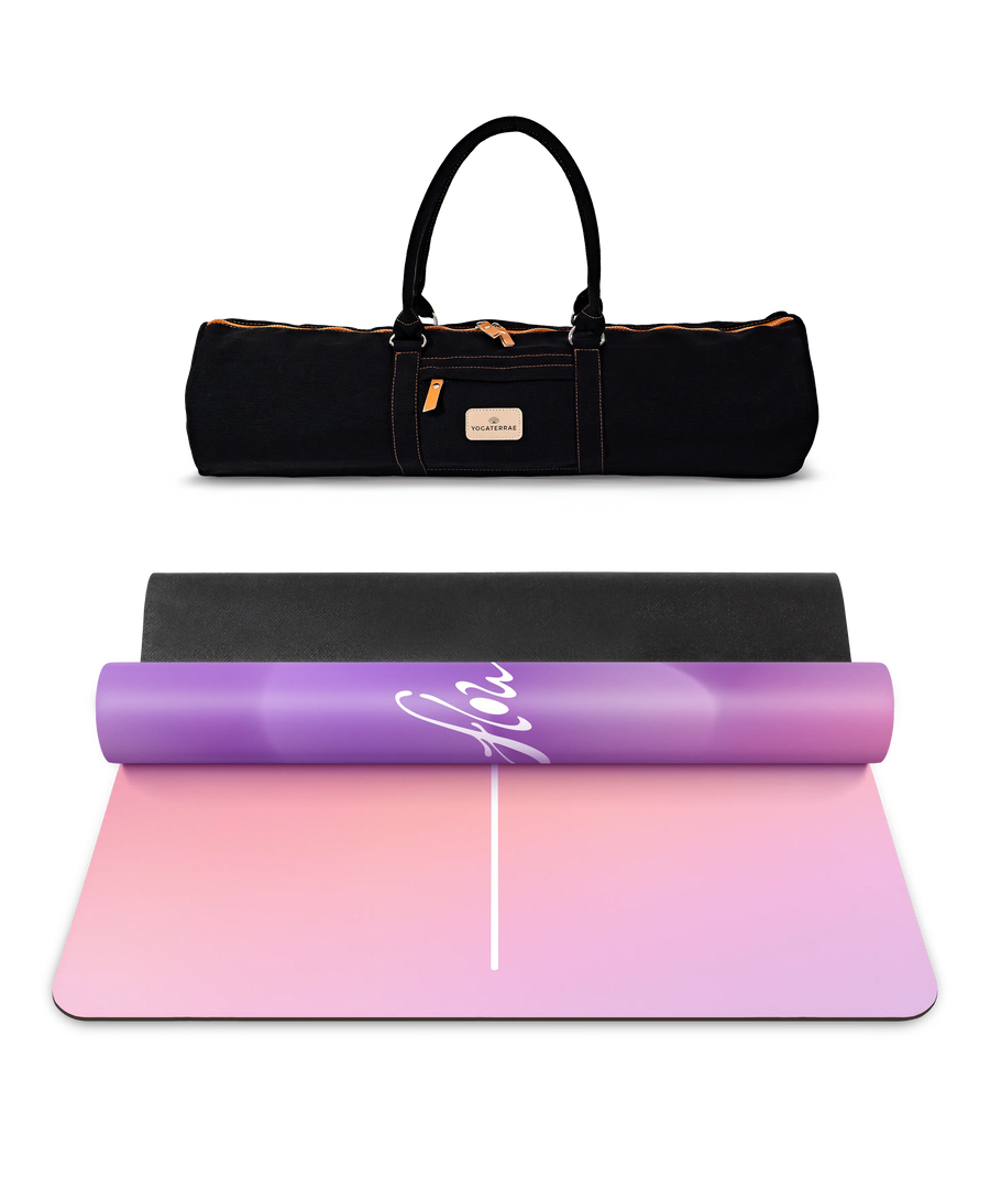 TAPIS DE YOGA DHYANA PU-CAOUTCHOUC NATUREL AVEC SAC