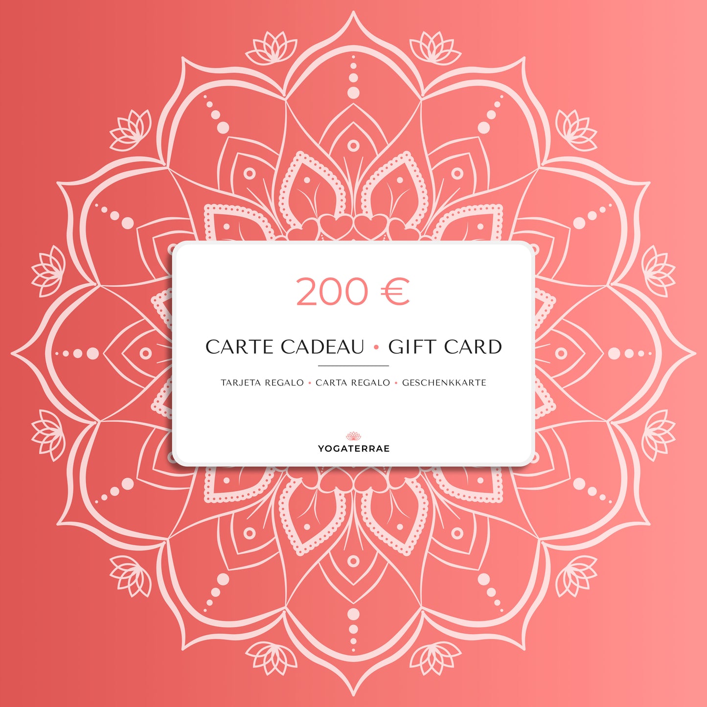 CARTE CADEAU YOGATERRAE