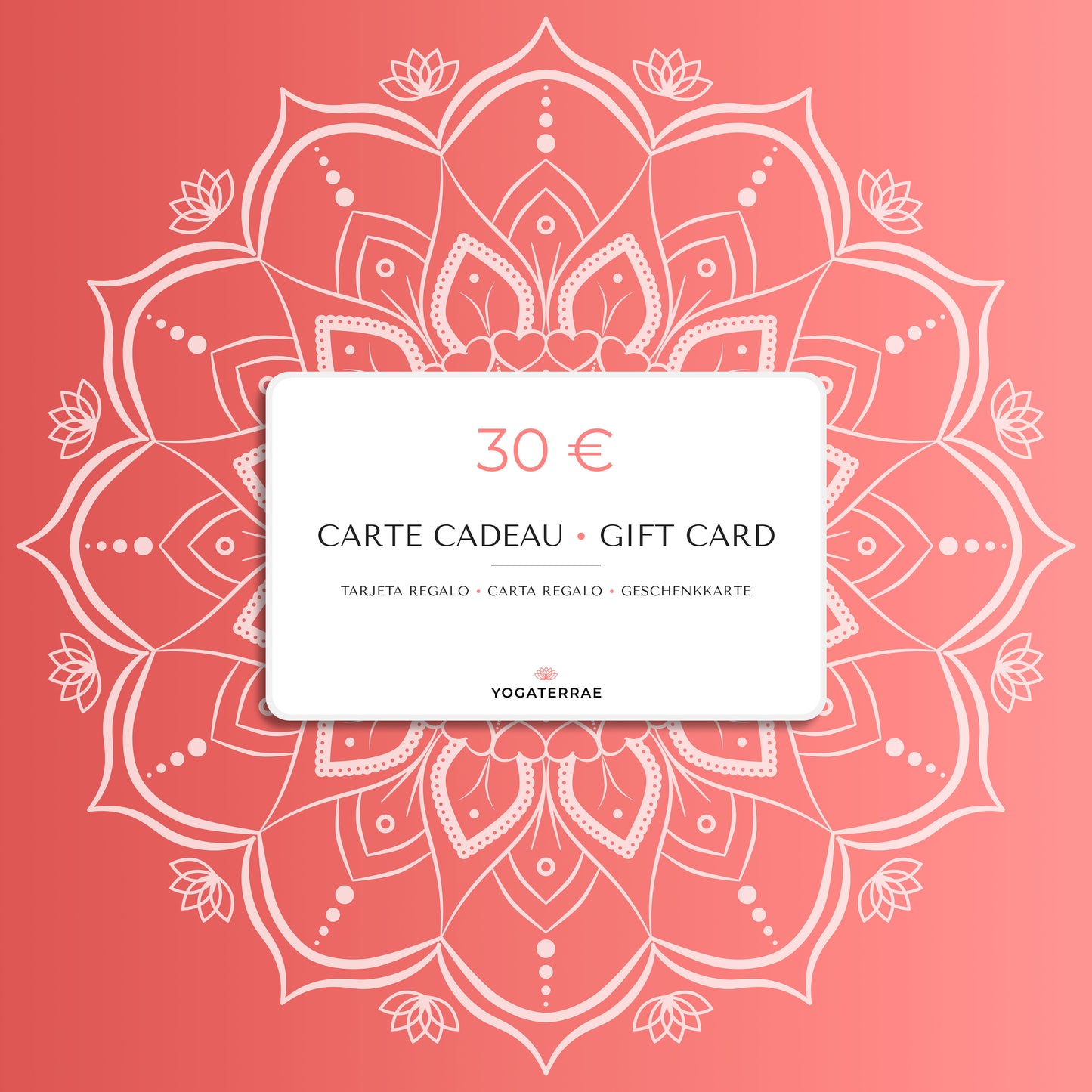 CARTE CADEAU YOGATERRAE