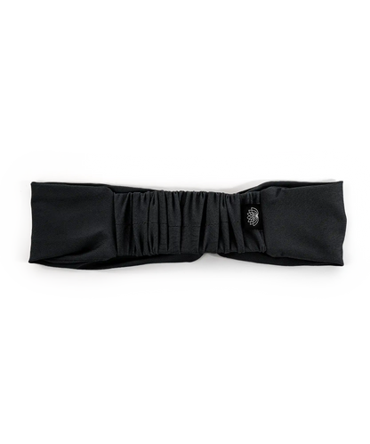 BANDEAU TURBAN TWISTÉ NOIR