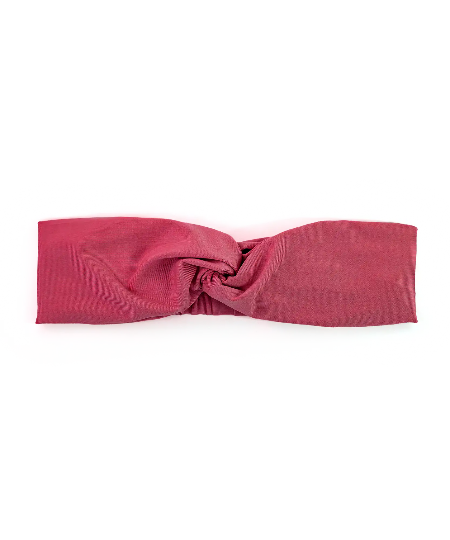 BANDEAU TURBAN TWISTÉ FRAMBOISE