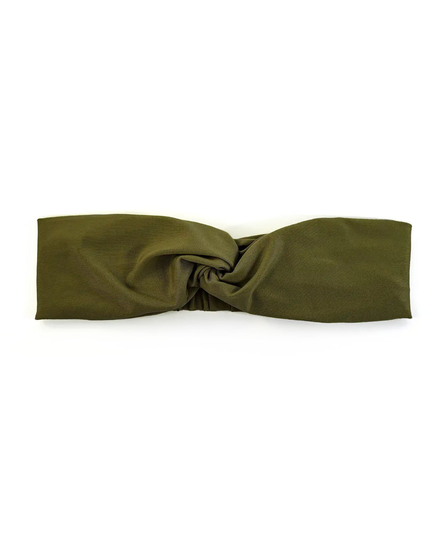 BANDEAU TURBAN TWISTÉ VERT KAKI