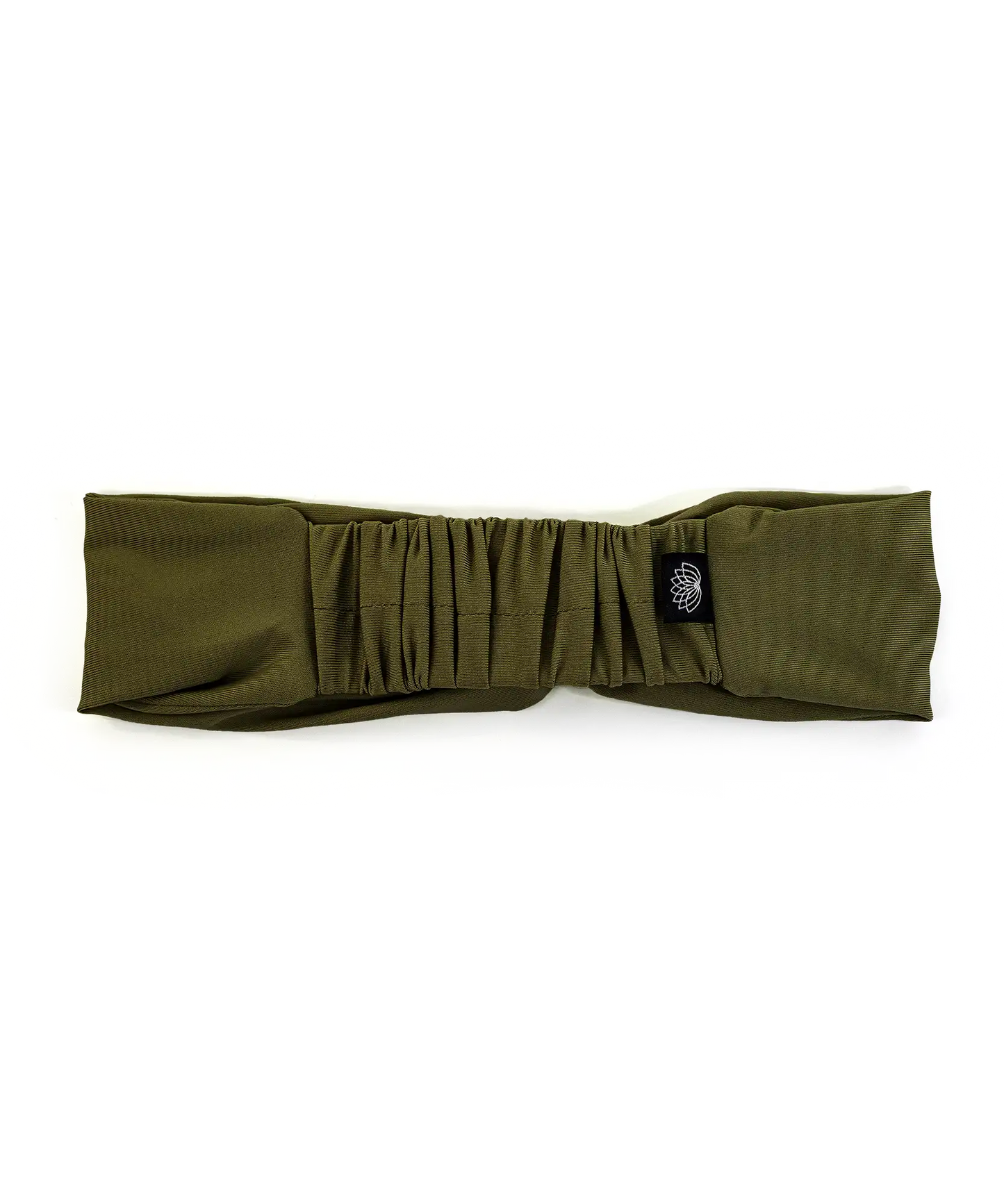 BANDEAU TURBAN TWISTÉ VERT KAKI