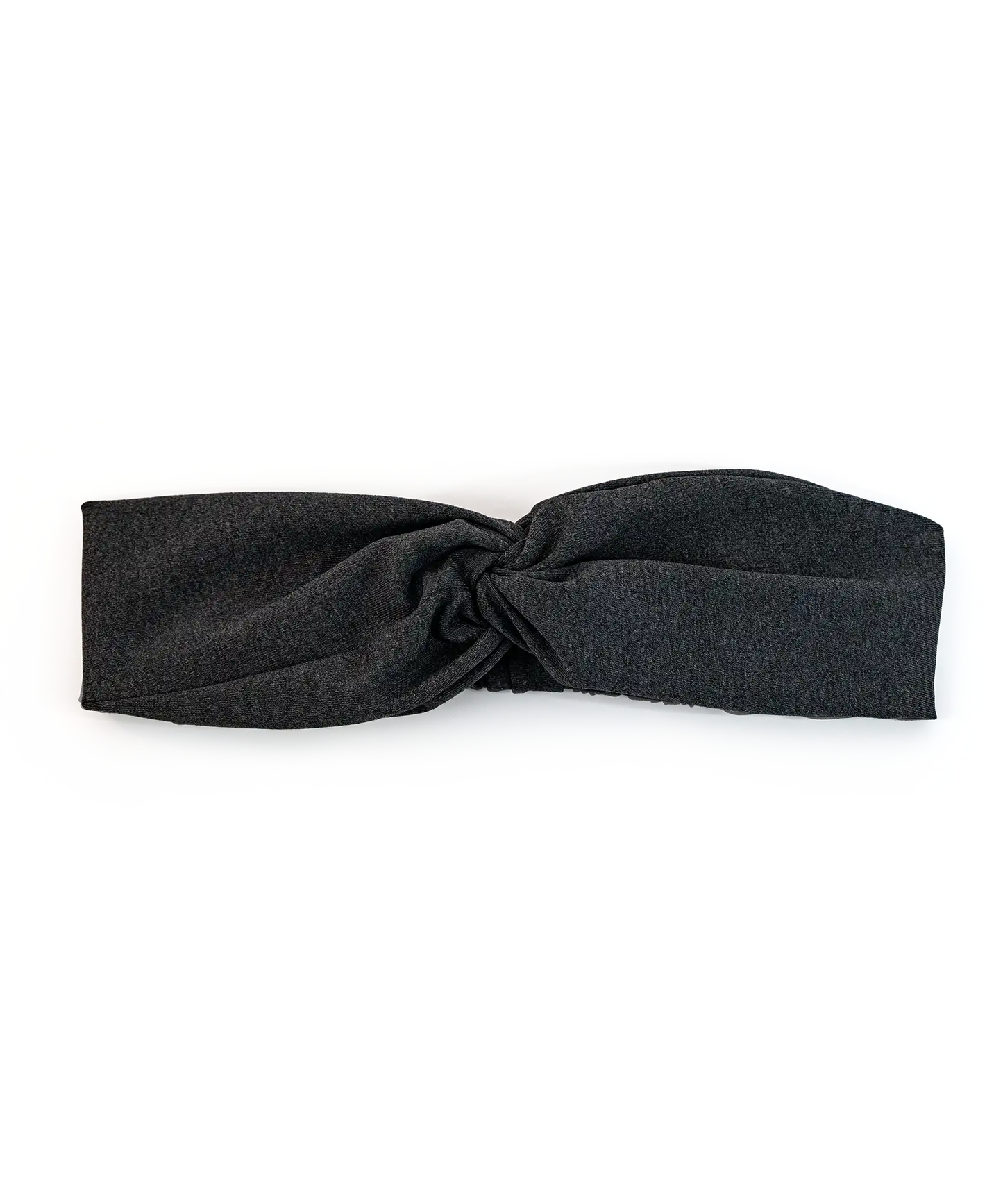 BANDEAU TURBAN TWISTÉ GRIS CHINÉ