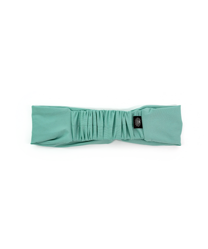 BANDEAU TURBAN TWISTÉ VERT MENTHE