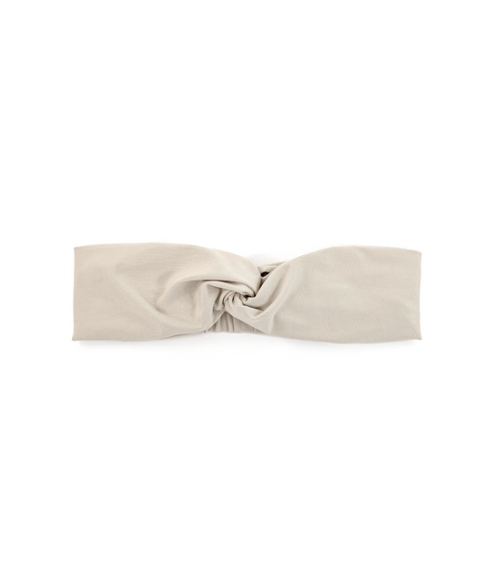 BANDEAU TURBAN TWISTÉ BLANC