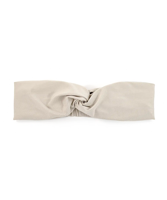 BANDEAU TURBAN TWISTÉ BLANC