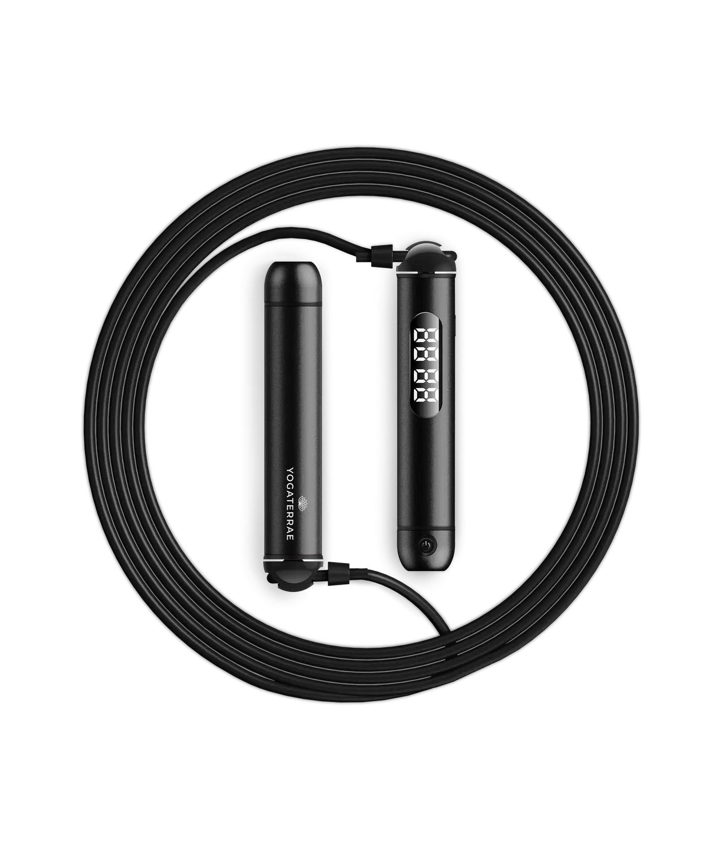 CORDE À SAUTER CONNECTÉE BLUETOOTH – NOIR
