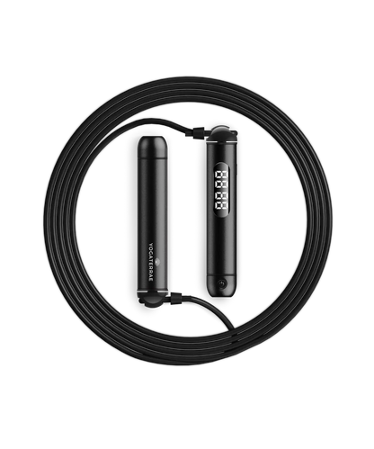 CORDE À SAUTER CONNECTÉE BLUETOOTH – NOIR
