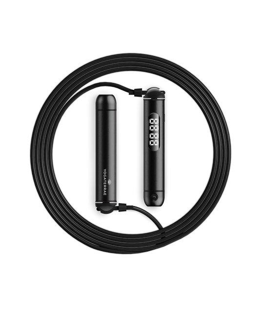 CORDE À SAUTER CONNECTÉE BLUETOOTH – NOIR