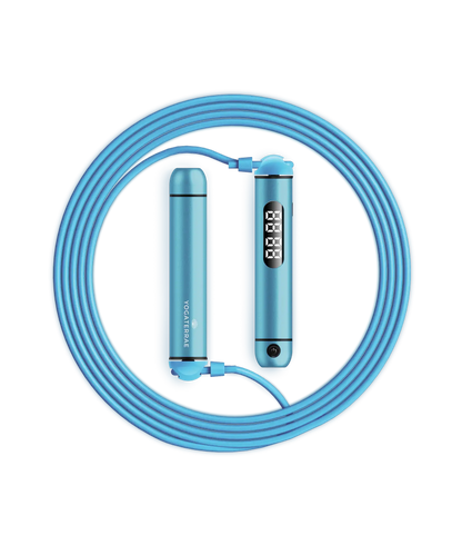CORDE À SAUTER CONNECTÉE BLUETOOTH – BLEU