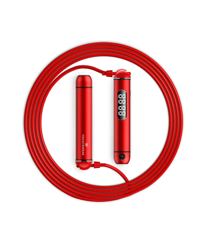CORDE À SAUTER CONNECTÉE BLUETOOTH – ROUGE