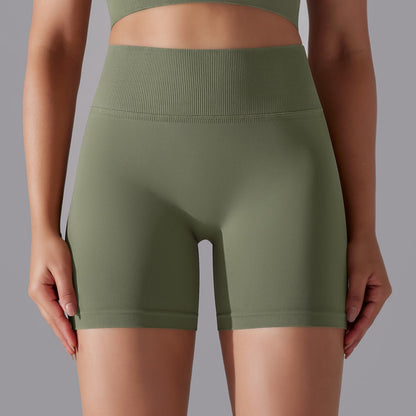 SHORT FEMME YOGA-FITNESS-PILATES KAKI OLIVE NATUREL